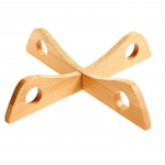 Puidust pott, lusikatoed Soojusisolatsioon puidust padjad Potihoidik Cteative Cooking Storage K&ouml;&ouml;gitarvikud helepruun v&auml;rv