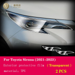 Toyota Sienna 2021-2023 auto v&auml;listulede kriimustusvastane TPU kaitsekile kriimustusvastane remondikile tarvikud B Black