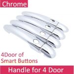 for Renault Koleos Samsung QM5 I MK1 2008~2015 Styling Stickers Decoration Chrome Door Handle Cover paint Refit Car No Button 4 Door