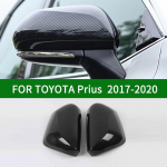 TOYOTA PRIUS Prime 2017- autole tahavaatepeegli katte katted, lisad must s&uuml;sinikkiust k&uuml;ljesuunapeegel