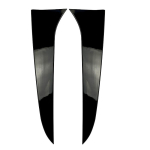 Auto tagaakna k&uuml;lgspoiler Canard Splitter trimmikatte kleebis sobib BMW X1 E84 jaoks Glossy Black gray