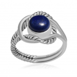 Looduslik lapis lazuli 925 sterlingh&otilde;be keerutatud k&ouml;ie mustriga poolitatud s&otilde;rmusevarrega s&otilde;rmused naistele ja t&uuml;drukutele 12 sinine