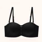 Libisemisvastane Olkaimeta rinnahoidja, mis ei j&auml;ta j&auml;lgi sada paksu tassi kogumisrinnahoidja sees 32/70AB must