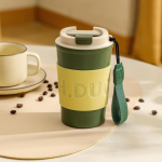 400 ml roostevabast terasest kohvitass reisi termokruus lekkekindel termospudel tee kohvikruus vaakumkolb isoleeritud tassid 400ml roheline