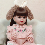 Mood T&auml;iskeha Pehme Silikoonist Elutruu P&auml;ris Puudutusega S&uuml;ndinud Beebit&uuml;druk Armas Betty Pikkade Juustega V&auml;ikelapse Printsessnukk