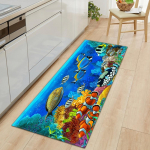 Veranda uksematid Magamistoa Kodu P&otilde;randad Elutoa Vaibad Vannitoa Libisemiskindlad Vaibad Sea World Kalavaibad K&ouml;&ouml;gimatid 50x80cm