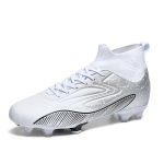 Meeste Jalgpallisaapad Pikad naelad K&otilde;rge pahkluu jalgpallijalatsid AG/TF Kids Outdoor Muru Klambrid Jalgpallisaapad Treening Jalgpallijalatsid 35 kuld