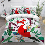 3D V&auml;rviline Seenistega Voodipesu Komplekt Luksuslik Mikrofliis Tekikott Padjap&uuml;&uuml;r 2/3 Osa Laste Toa Kodutekstiil Puhkusekingitus Baby 100x135cm red