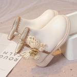 Mood V&auml;ikeste T&uuml;drukute Nahast Saapad Laste Kingad Saapad Lastele T&uuml;drukutele Papud Butterfly Baby Mudilastele Printsessi kingad 26