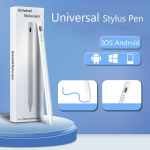 Universaalne pliiats Androidi IOS-ile Windowsi puutepliiats IPadile 10. Apple Pencil Huawei Lenovo Samsung Phone Xiaomi tahvelarvuti pliiats valge
