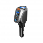 OZiO autolaadimisadapter Pingeekraaniga multifunktsionaalne kiirlaadimisseade 12&ndash;24 V auto jaoks Type 1 h&otilde;be