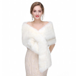 Talvine kunstnahk, mis hoiab soojas pruudi pulmasall