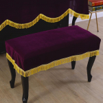 Tassel Velvet klaveritabureti kate Pooltolmukindlad katted Kaitsekate 60*40cm