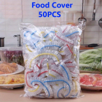 50/100/200 tk korduvkasutatavad elastsed toidukausside kaitsekatted, veniv toidukate, sobib erineva suurusega 2-9,5 tolli kaussidele ja taldrikutele 50pcs mitmev&auml;rviline