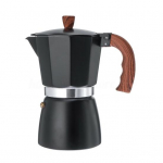 Alumiiniumist Itaalia Maker Percolator Style Espresso Coffee Pot Pliidi peal veekeetja 300ML must