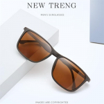 Sport Tr90 ruudukujulised polariseeritud p&auml;ikeseprillid meeste vedrujalg pimestamisvastased miinusl&auml;&auml;tsed retseptiga p&auml;ikeseprillid Diopter 0 -0 ,5 -0 ,75 kuni -6 ,0 6.0