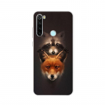 Telefoni&uuml;mbris Xiaomi Redmi jaoks 9 8 8A 7 9A 9C 7a 9T Note10 5G Note 9 8T 7 Pro 9s Animal Raccoon Fox Silikoonist TPU pehme tagakaas Redmi 9