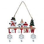 J&otilde;ulupuidust ripatsid Kellak&ouml;is Rippuvate j&otilde;uluvana/p&otilde;dra/lumememme stiilis Loo atmosf&auml;&auml;riline j&otilde;ulukaunistus Snowman