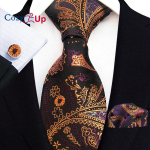 Cozy Up Paisley kaelaside ja Pocket Square mansetin&ouml;&ouml;pide komplekt