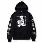 Harajuku Hoodies Unisex Jujutsu Kaisen Anime Ryomen Sukuna Graphics Prinditud Meeste Hoodie T&auml;navar&otilde;ivad Mood vabaaja dressipluus XL