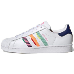 adidas Superstar Mitme terava triibuga naiste tossud Valge Pilvevalge &Ouml;&ouml;taevane GW9783 36⅔