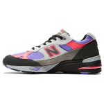 Palace x New Balance 991 Valmistatud Inglismaal Must Ultra Violet Meeste Tossud Lilla Griffin M991PLE 41.5
