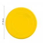 Lemmikloomakoera lendavad ketasm&auml;nguasjad Pehme libisemisvastane silikoonm&auml;ng Lendav taldrik n&auml;rimisvastane koolitus Interaktiivne lemmiklooma kutsika koerte tarvikud kollane