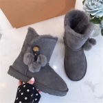 Vapustavad naiste Austraalia klassikalised lumesaapad Naturaalsest karusnahast talvesaapad Ehtsast lambanahast br&auml;ndi naiste soojad kingad 40 hall v&auml;rv