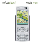 Renoveeritud Nokia Originaal Nokia N95 3G WiFi libistatav mobiiltelefon 1 SIM-kaardiga Simple Set must