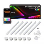WIFI LED nutikas seinalamp APP juhtvalgustiriba DIY Ambient &ouml;&ouml;valgus koos muusika s&uuml;nkroonimisega magamistoas EU Plug valge