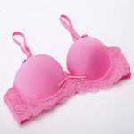 Seksikad Push Up rinnahoidjad Smoot Lace Bralette aluspesu Naiste rinnahoidja N&auml;htamatu pulmarinnahoidja Top Soutien Gorge 38B roosa