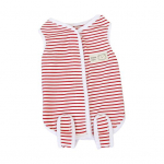 Lemmiklooma steriliseerimis&uuml;likond V&auml;rviline triibuline kassi steriliseerimis&uuml;likond Kinnituslint Sulgur Koerte Taastus&uuml;likond Lemmikloomavarustus XL punane