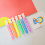 6 TK/KOMPLEKT 3D Doodle Paint Pliiatsid DIY Fluffy Bubble Doodle Paint Pliiatsid Bubble Doodle Paint Pliiatsid Art Set