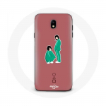 &Uuml;mbris Samsung Galaxy S4 Squid Game Ji Yeong Number 240 ja Kang Sae Byeok number 067 jaoks