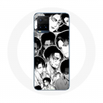 Coque pour Vivo Y21s 2021 / Y21 2021 Attaque des Titans Manga Levi Ackerman