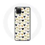 &Uuml;mbris Samsung Galaxy A22 4G Heart taustaga