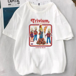 M&uuml;&uuml; oma hing! T-s&auml;rk Vintage 90ndate klassikaline Saatan Deemon Naljakas &uuml;leloomulik graafiline topid Naiste Unisex Populaarne koomiksite t&auml;navar&otilde;ivad 4XL