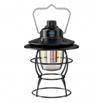 &Otilde;ues K&auml;mpingu latern USB-laadimine avariitoiteallikas Akuekraan Veekindel 3 valgustus must