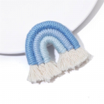 1tk/kott Kangast etnilise stiiliga tutt vikerkaarev&auml;rviline ripats DIY k&otilde;rvar&otilde;nga kaelakee v&otilde;tmehoidja ehete valmistamise tarvikud 11