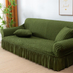 Voldis Seersuckeri diivanikate elutuppa Paks elastne tugeva veniva diivani katted 1/2/3/4 istmega diivani tugitooli kate 90-140cm