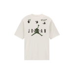 OFF-WHITE x Jordan T-s&auml;rk (Aasia suuruse m&auml;&auml;ramine) Valge meeste t&auml;navamood DM0062-054 M white