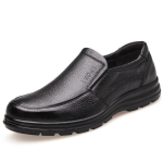 100% ehtsast nahast kingad Meeste &auml;ri Brogues Lehmanahast Meeste jalatsid Slip-on must pruun 43 must