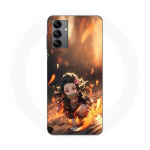 Coque Maniacase pour Samsung Galaxy A04s Demon Slayer Nezuko 3D art anime Manga