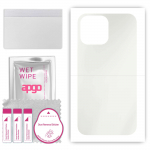 apgo MATTE Protective Skin Sticker for the back compatible with Apple iPhone 13 Pro Max, Wrap Film, Hydrogel Film, Flexible, Soft TPU with positioning