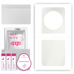 apgo MATTE Protective Skin Sticker for the back compatible with Tecno Phantom V Flip 5G, Wrap Film, Hydrogel Film, Flexible, Soft TPU with positioning