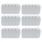 Varbakaitse k&otilde;rge elastsusega hingavad augud, l&auml;bipaistvad silikoonist p&otilde;rutuskindlad varbakatted puhas