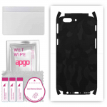 apgo Protective Skin Sticker for the back+sides compatible with OnePlus 5, Full Wrap Film, Foil, Vinyl - Pattern Black Camo