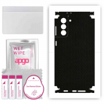 apgo Protective Skin Sticker for the back+sides compatible with Samsung Galaxy S21 Plus 5G, Full Wrap Film, Foil, Vinyl - Pattern Matrix