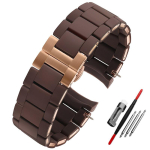 Silikoonkummist kellarihm teras kummis AR5890 AR5889 AR5858 AR5920 AR5868 AR8023 mehele 23mm naisele 20mm kellarihm k&auml;ev&otilde;ru 20mm black