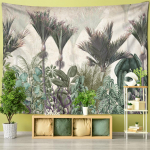 Ethorn Palm Plant Gobel&auml;&auml;n Seinaripp Bohemian Tropical Landscape Hipiprint Elutuba Ps&uuml;hhedeelne kodukaunistus 95x70cm